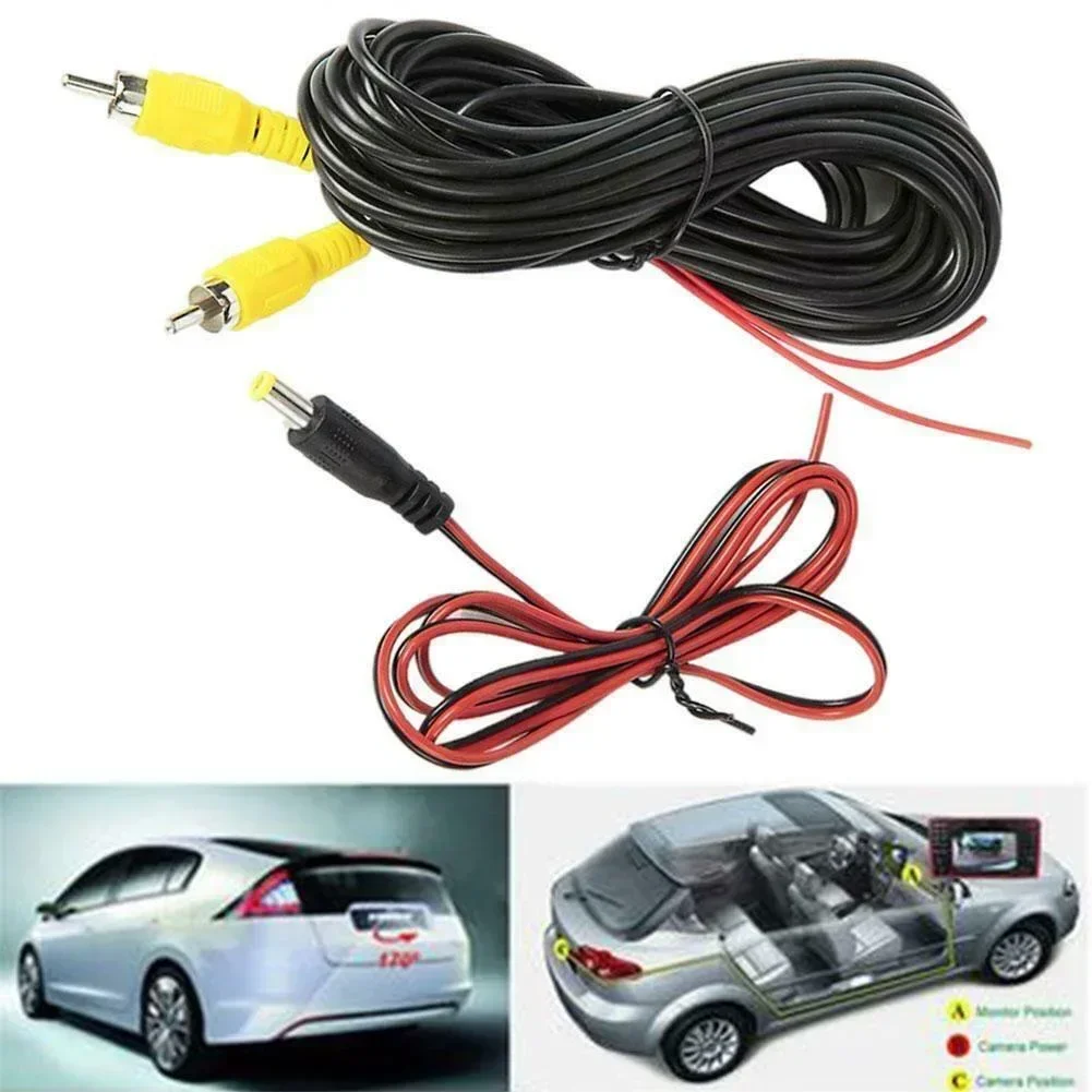 Car Video RCA Extension Cable For Rear View Backup Camera & Detection Wire Car Video Cable Wholesale USEFUL