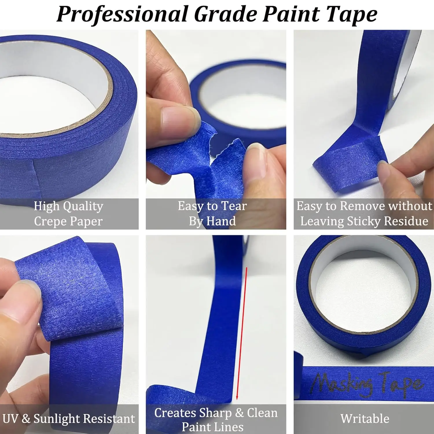 Masking Tape Versatile Diy Art Tape Adhesive Tape Medium-Adhesion Card Making Decorate Spray paint Special Purpose for shielding