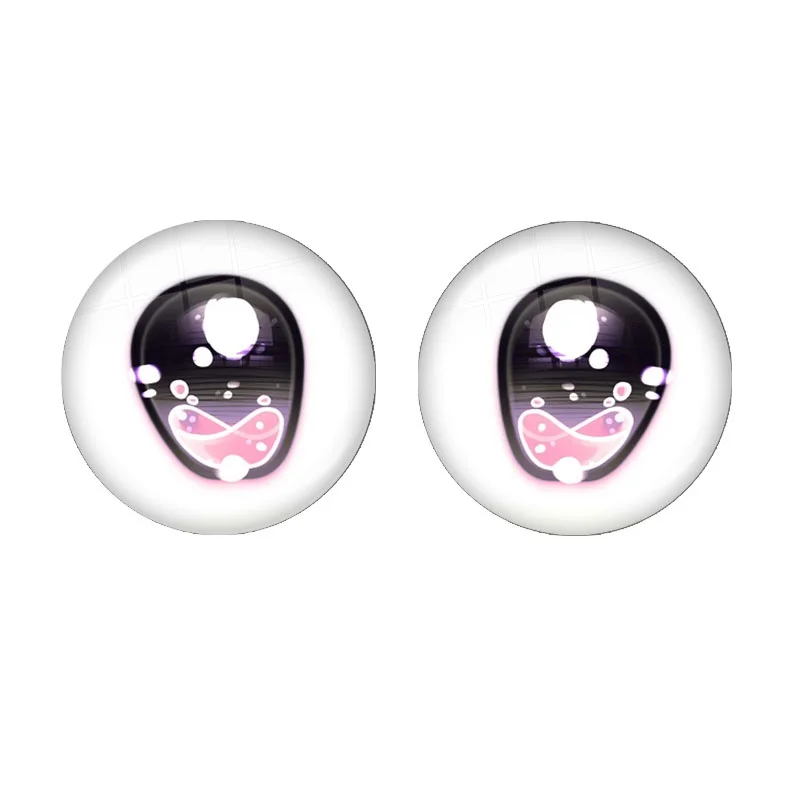 12MM-30MM Blyth Doll BJD Toy Bow Pattern Doll Eyes Round Anime Eyes Girl Toy Drop Glue Eye Jewelry 6 view 6