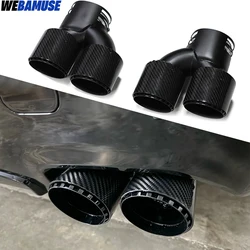 Double Performance Exhaust Outlet for BMW G20 G21 M340 G23 G26 M440i G42 M240i Exhaust Tailpipe Muffler Exhaust System Nozzle