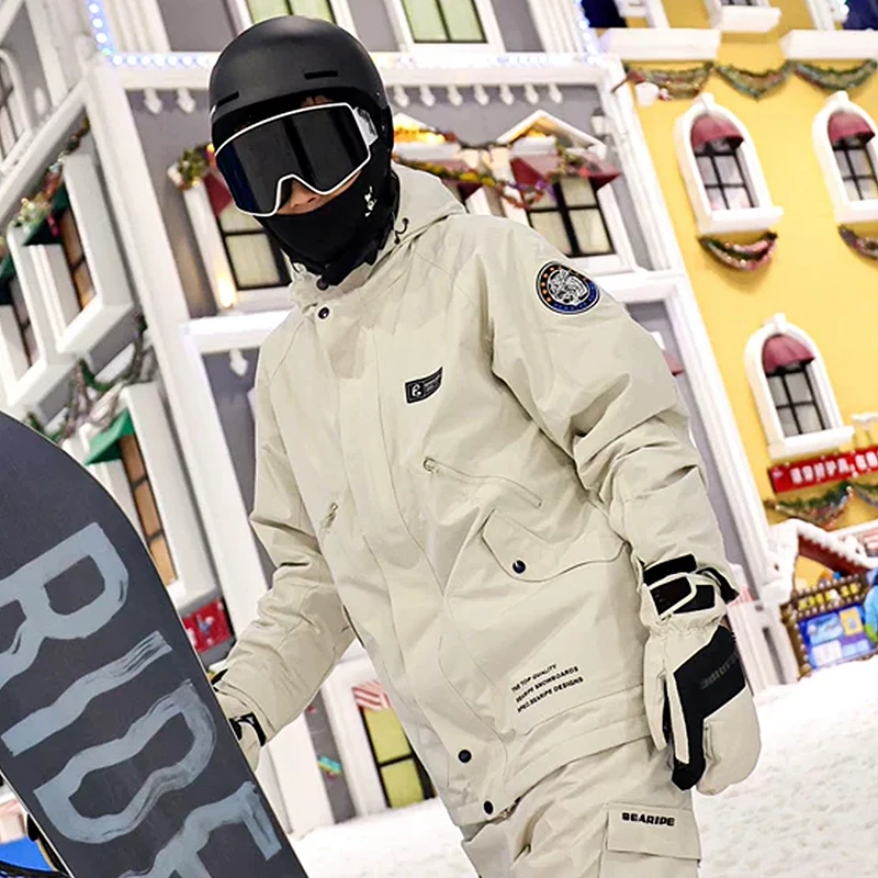 

New Snow Tops Outdoor Snowboard Jackets Men Women Ski Jackets Windproof Waterproof Ski Coats Sports Cotton Winter Ski Clothing