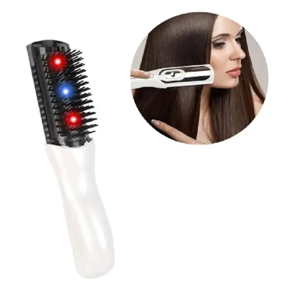 

Electric Multi-functional Head Massage Comb Dry Battery Vibrates Sleep Head Decompression Meridian Comb Health Hair Comb