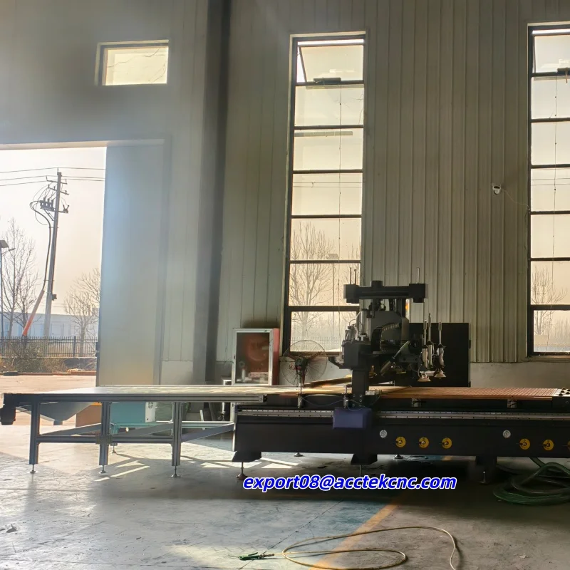 High Speed CNC Engraving Machine 1330AF with Auto Loader Unloader for Furniture Auto Feeder Whole House Custom Furniture Wood