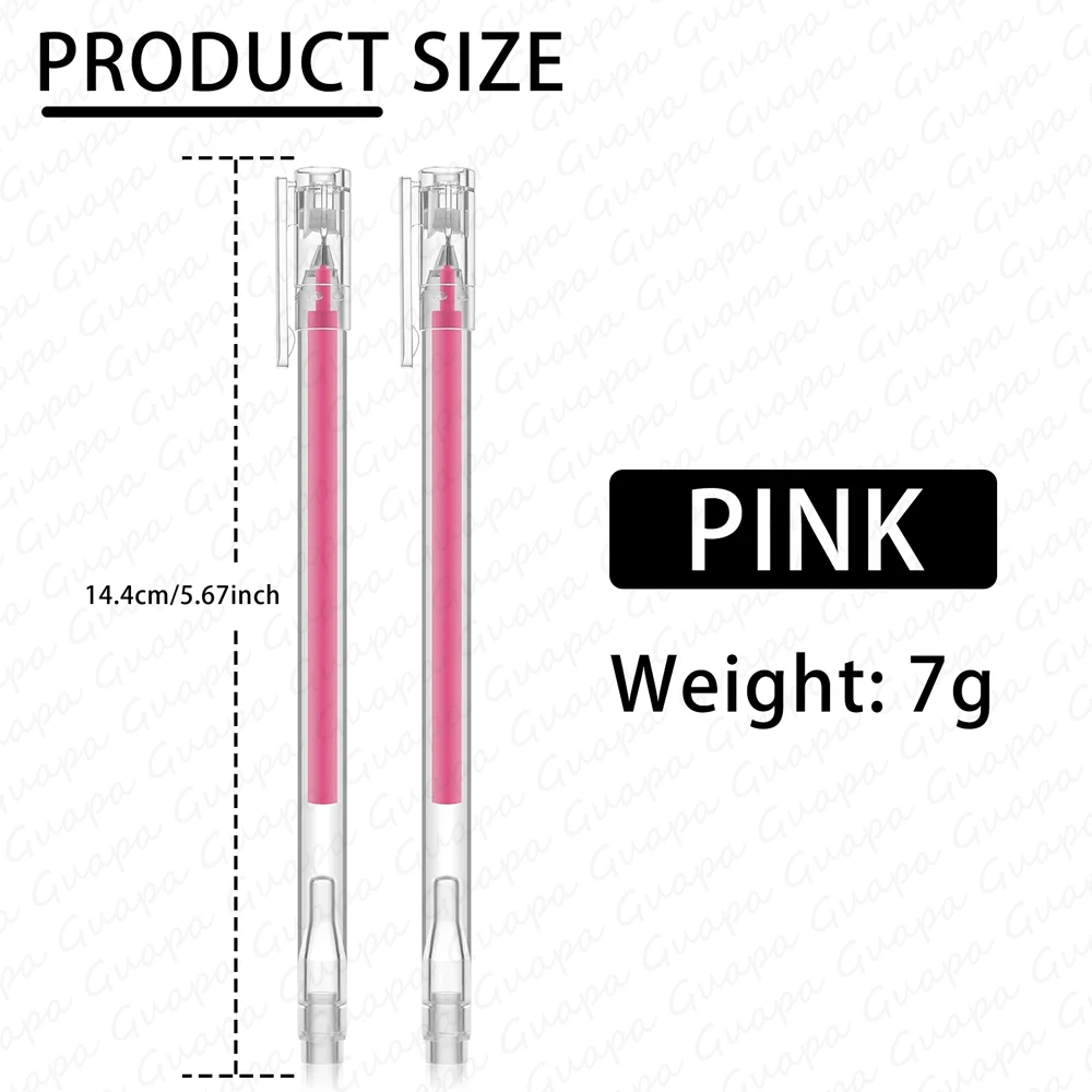 Thinner Tip Tattoo Marker Brow Pen White Pink Eyebrow Position Marker Pen Microblading Supplies For Permanent Makeup Brow