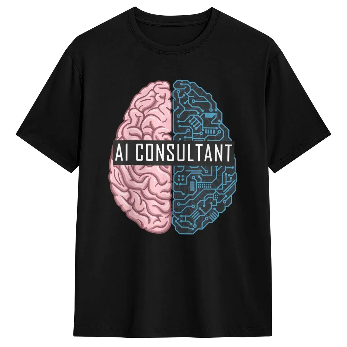 Inteligência artificial cérebro para consultor ai t camisa novidade t camisas de manga curta camiseta verão o-pescoço roupas tamanhos grandes