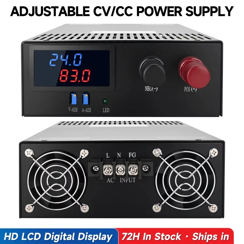 High quality 3000W AC 220V 110V to DC 12V 220A digital display switching power supply adjustable transformer DXS-3000-12