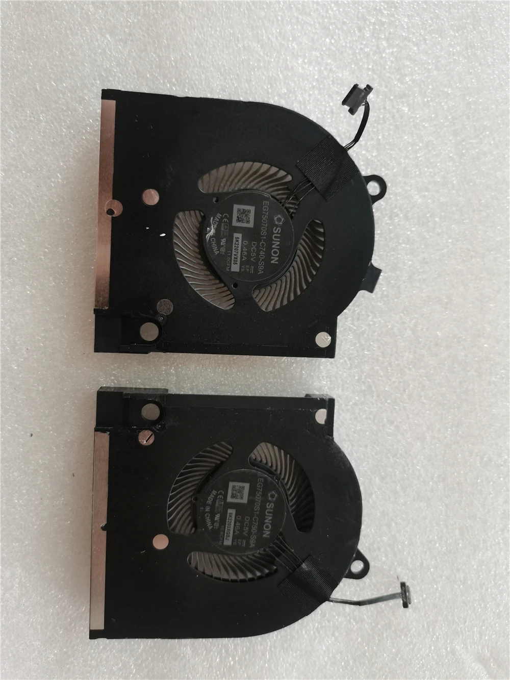 CPU GPU wentylator do Dell inspiron G15 5520 12V 2022 EG75071S1-C180-S9A EG75071S1-C190-S9A 5V EG75070S1-C740-S9A EG75070S1-C750-S9A