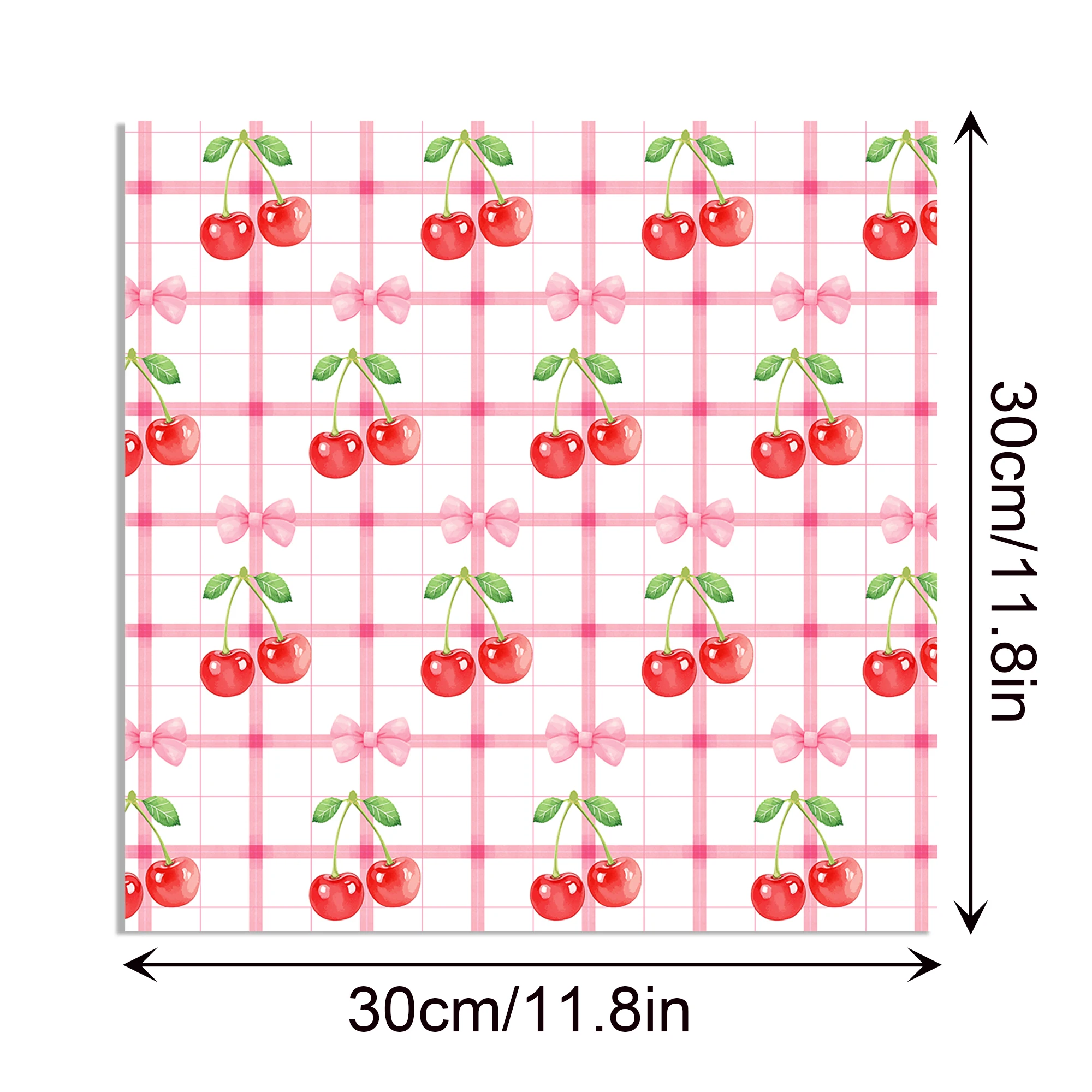 24 قطعة موضوع الكرز الوردي الحلو DIY بها بنفسك سجل القصاصات ورق الحرف الفن ورق خلفية بطاقة اوريغامي صنع ألبوم صور الديكور