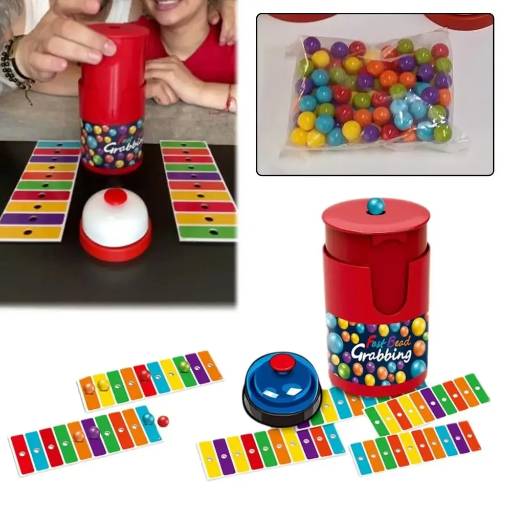 Family Reunion Bead Game Grabbing Board Game Desktop Manual Lucky Lottery Machine For Kids Party Interactive Toys Family