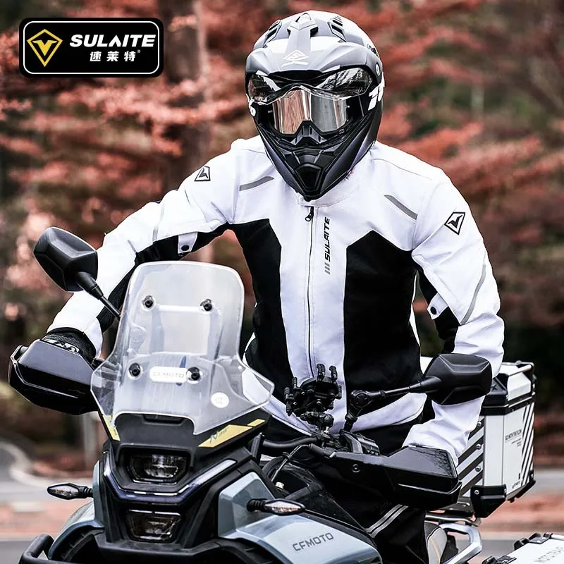 Suright Motorcycle Winter Cycling Suit Four Seasons Breathable Anti-drop Suit Road Racing Rally Clothes Locomotive Equipment