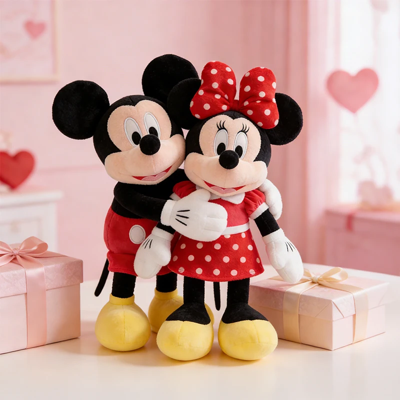 

Disney Mickey Mouse Clubhouse Mickey&Minnie Plush Toy Companion Doll Gifts for Girls&Birthdays Cartoon&Cute Officially licensed
