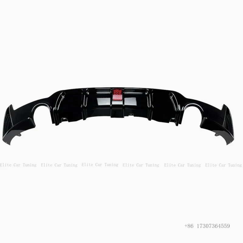 

Gloss Black Car Parts Single Sides Single Outlet Rear Diffuser with LED for BMW 4Series F32 F36 2014-2019