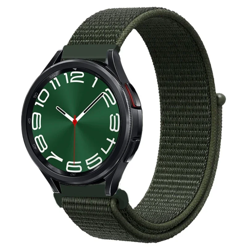 22mm 20mm Nylon Loop Strap for Huawei Watch GT4/3/2 Pro Samsung Galaxy Watch 6/Classic/5/4 40mm 44mm Wristband/Amazfit GTR/GTS4