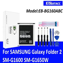 100% high capacity Battery EB-BG160ABC for Samsung Galaxy Folder 2 SM-G1600 G160N G1650W G165N 1950mAh EB-BG160ABK Batteria
