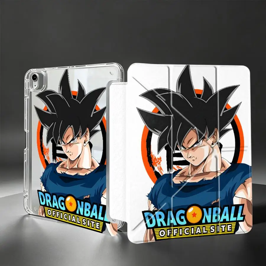 Tablet Case For Samsung Galaxy Tab S7 FE A11 S9 Plus A8 S8 A9 Plus S10 Lite With Pen Slot Cover Dragon Ball Super Saiyan Goku 3