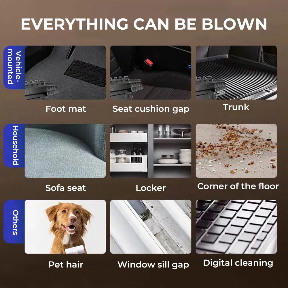 

80000mAh Turbo jet fan The internal brushless motor can achieve high speeds of up to 1000000RPM