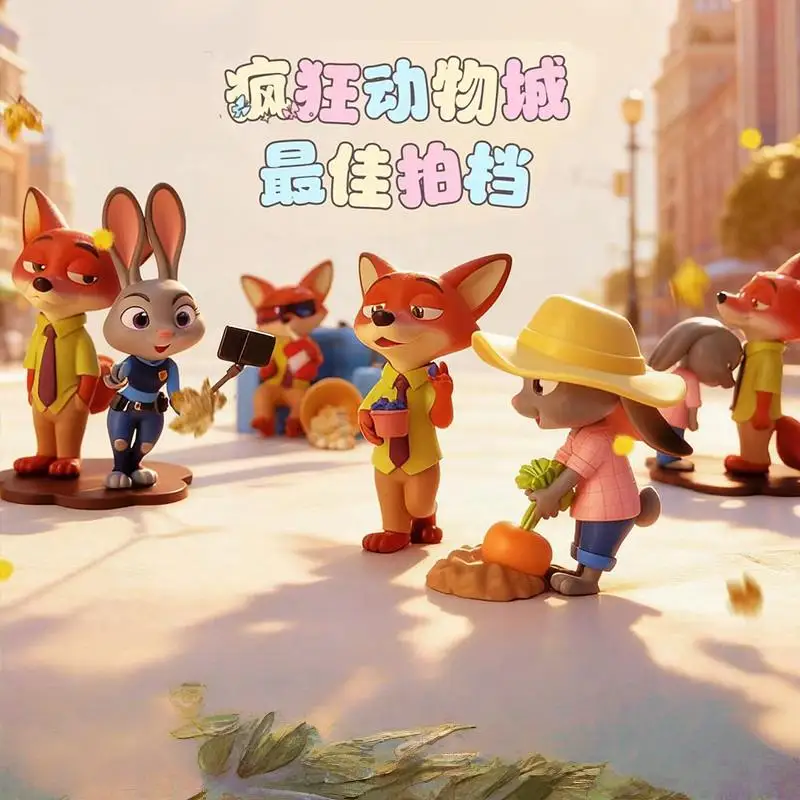 

52TOYS Лидер продаж Сумасшедшие животные городская серия «Лучший партнер» кукла слепая коробка Джудит Ник модный орнамент ручной работы