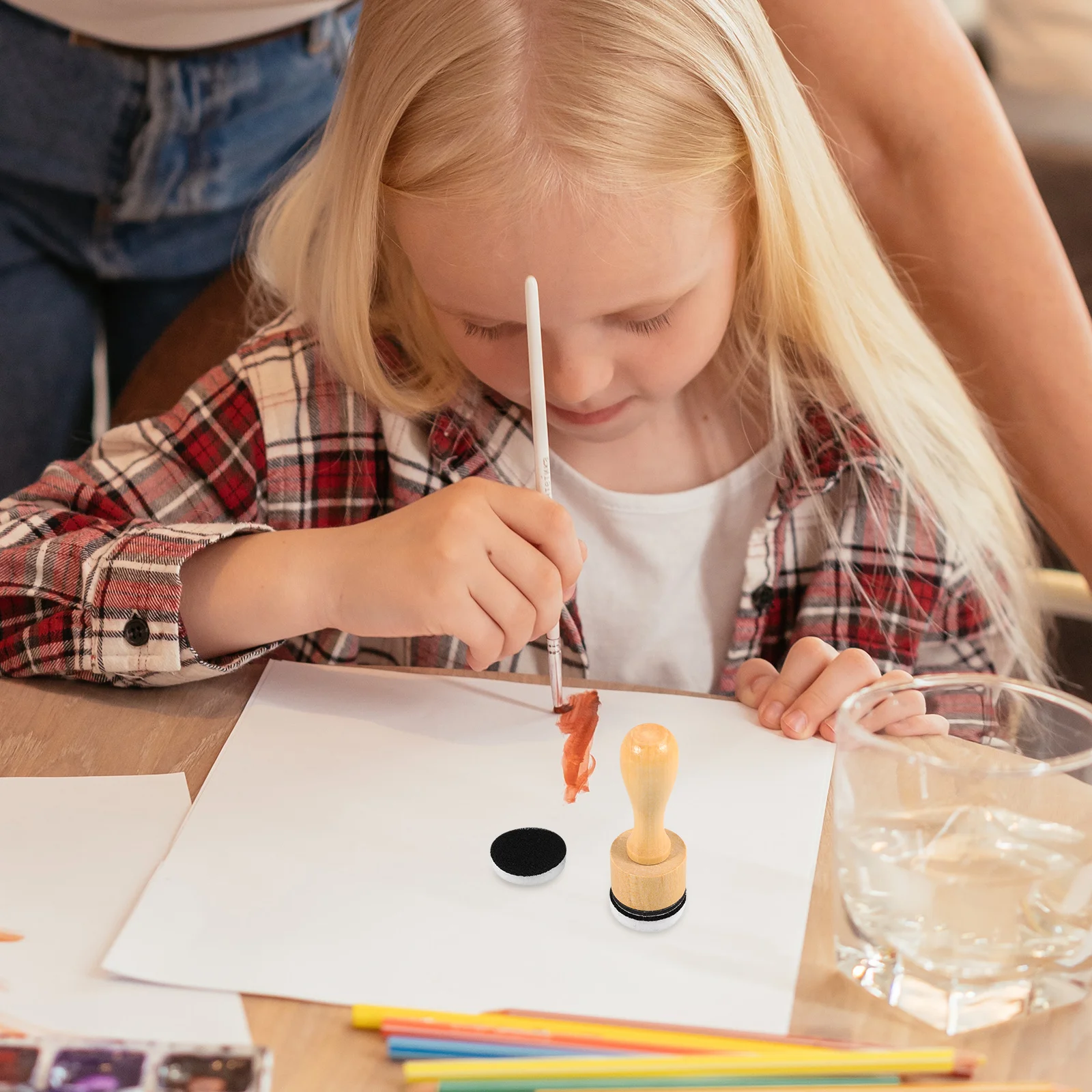 1 set di pennelli per miscelazione inchiostro di emergenza, spugna di ricambio per la creazione di cartoline, pennelli per miscelazione inchiostro per goffratura per la creazione di cartoline