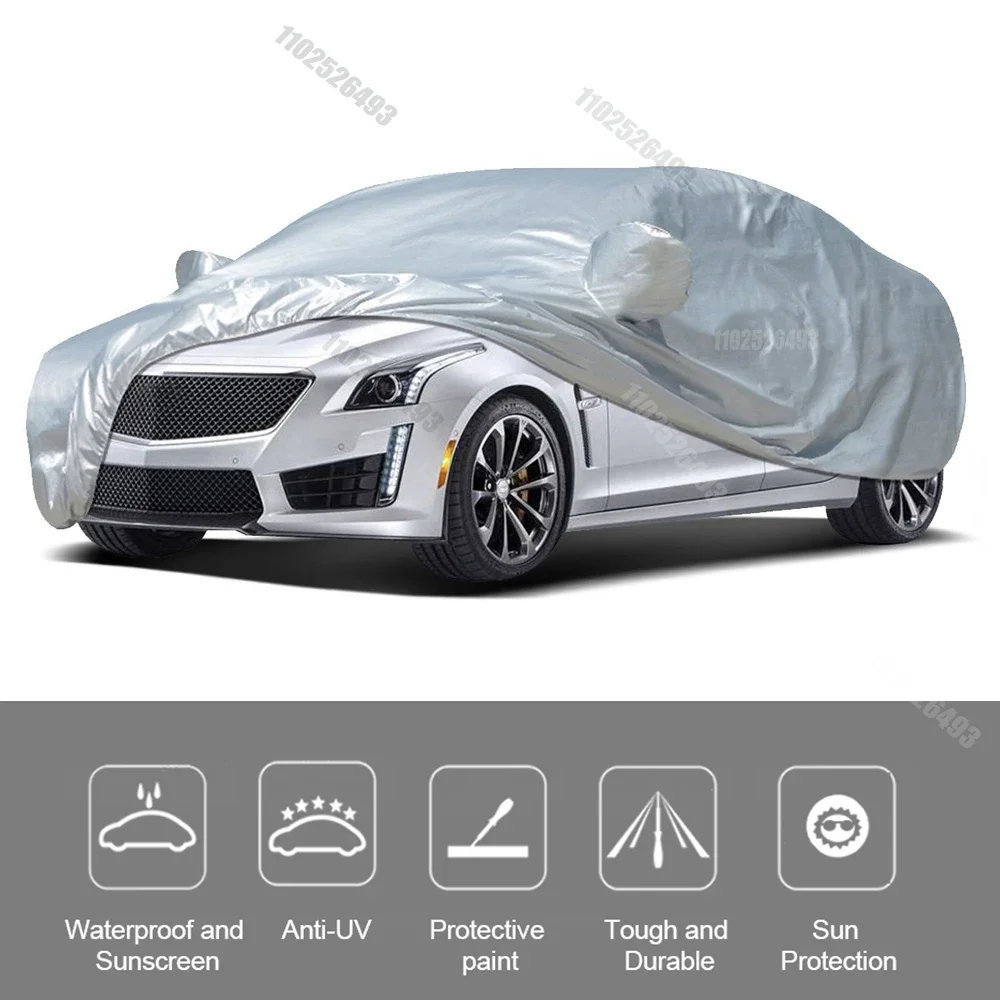Auto Abdeckung Outdoor Schutz Volle Auto Abdeckungen Wasserdichte Sonnenschirm Schnee Abdeckung Anti UV Universal Für Limousine Amagi – Detail 5