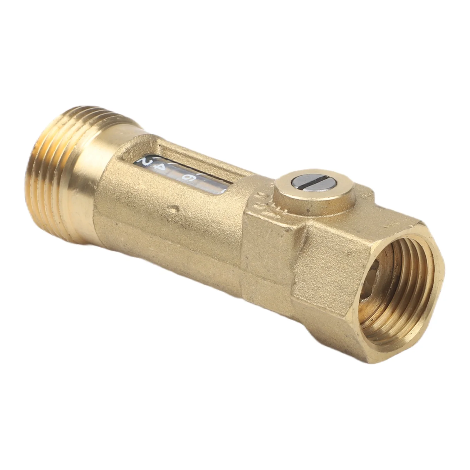 

Brass Flow Meter with Integrated DN15 DN20 Balancing Valve for Flow Monitoring and Adjustment in Water Circulation Applications
