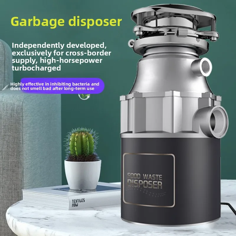 560W Stainless Steel Food Waste Disposer Kitchen Sink Garbage Processor Household Waste Crusher