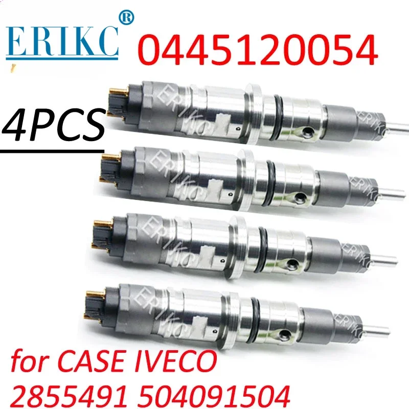 

4PCS 0445120054 Common Rail Fuel Injector 0 445 120 054 Diesel Injectors Nozzle 0445 120 054 for IVECO 445TA 2855 491/504091504