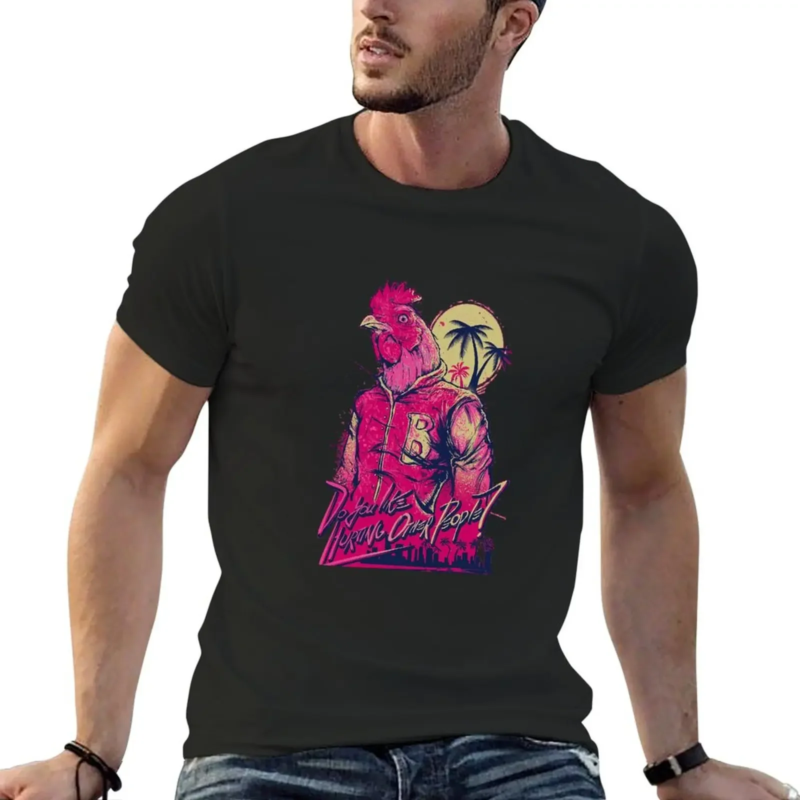 

Hotline Miami Richard Classic T-Shirt custom shirt blanks cute tops plus sizes slim fit t shirts for men