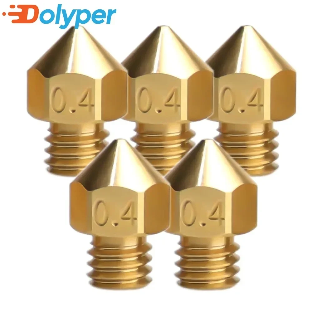 20pcs MK8 Brass Nozzle 0.2-0.8MM Extruder Print Head Nozzle For 1.75MM CR10 Ender-3V2 MK8  Anet A8 3D Printer Accessories