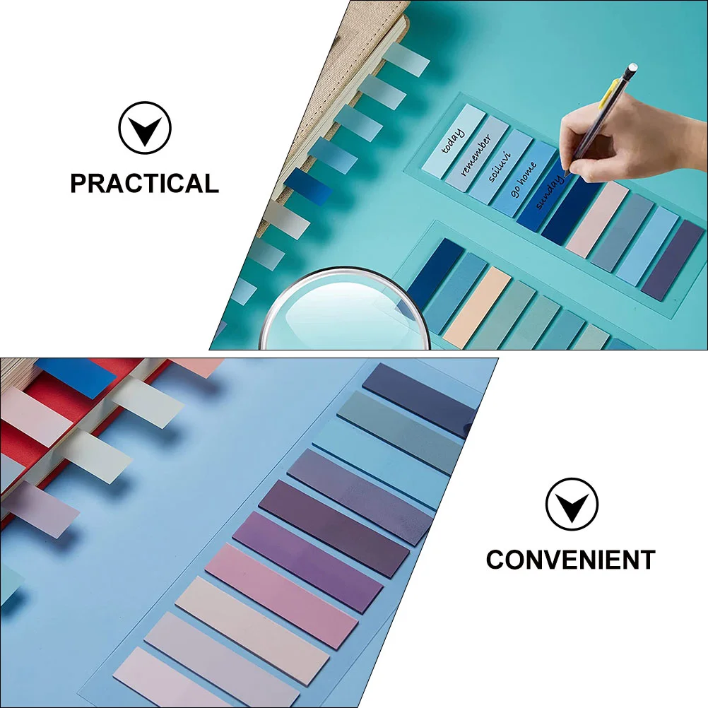 8 Books Colorful Signs Colored Tabs Accessories Practical Strips The Pet Reading Student