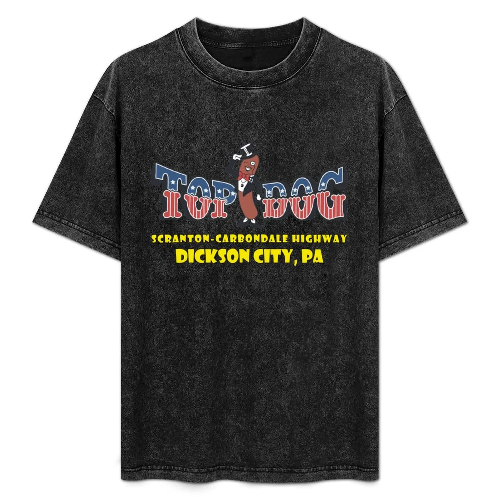 Camiseta Top Dog Arcade Dickson City, camiseta ligera para vacaciones