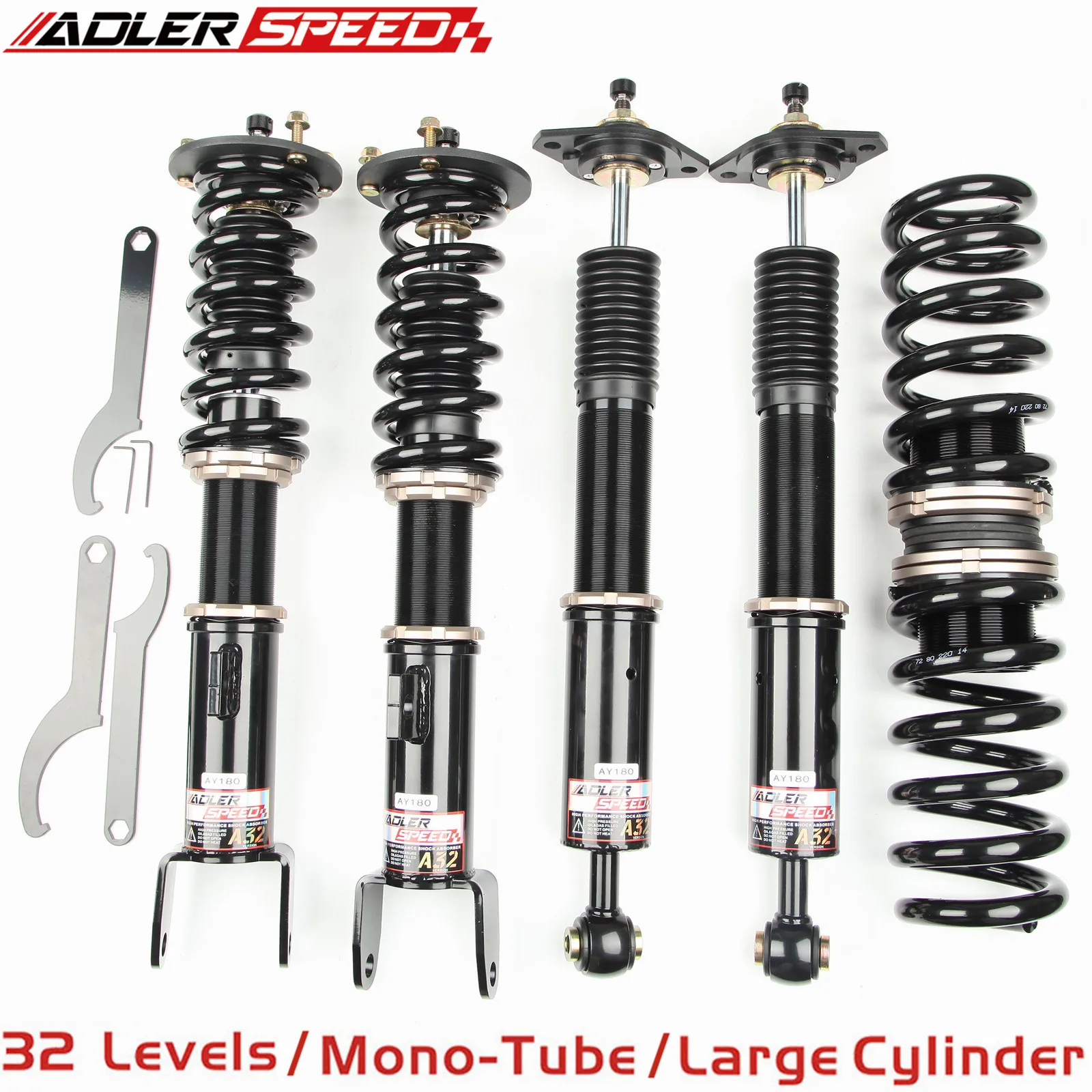 

ADLERSPEED 32 Level Adjustable Coilovers Suspension Lowering Kit For Chrysler 300 11-22 RWD