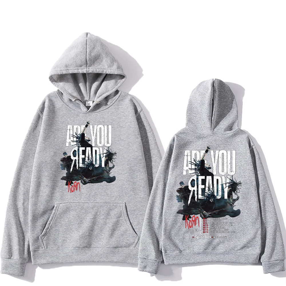 Kornband Fashion Hoodies Rock Band Latin America 2026 Tour Pullover Herren Metal Gothic Vintage Sweatshirt Damen Punk Hoody Y2K