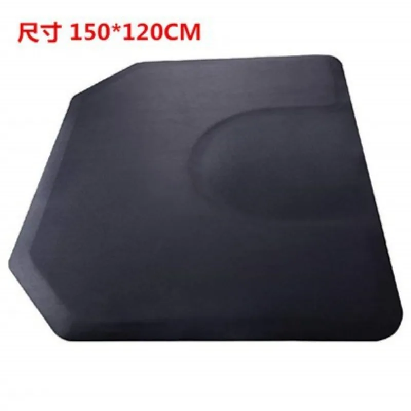 high quality Pressure Relief Mat Salon Semi-Circle PVC PU Salon Anti-Slip Barber Chair Anti-Fatigue Mat