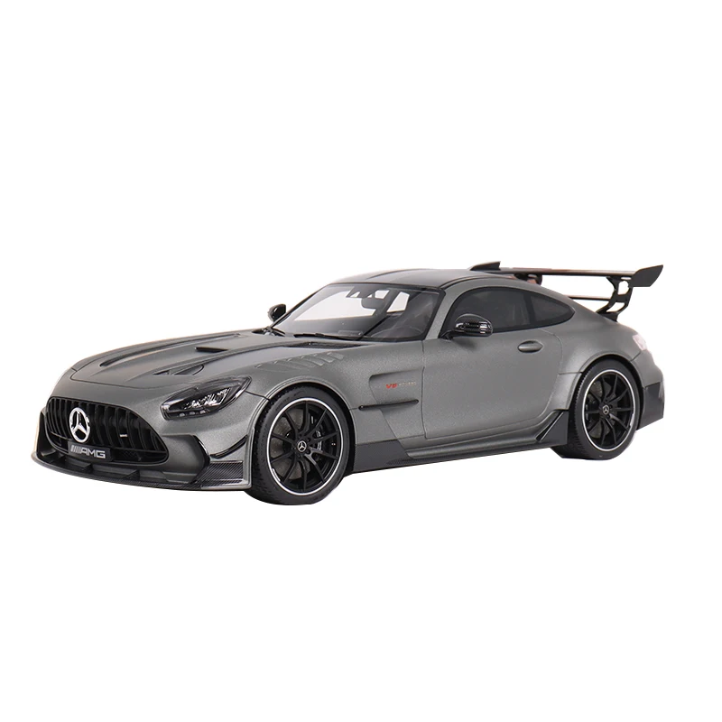 1:18 Edizione limitata Mercedes-Benz AMG GT Black Series1:18 Modello di simulazione di auto sportiva Regalo di raccolta, collezione per adulti.