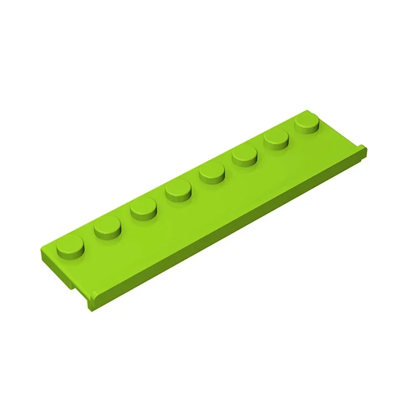 Gobricks-décennie s de construction MOC avec rail de porte pour enfants, briques compatibles avec le modèle 30586, pièces de puzzle, jouets d'assemblage, cadeaux, 2x8, 1 PC