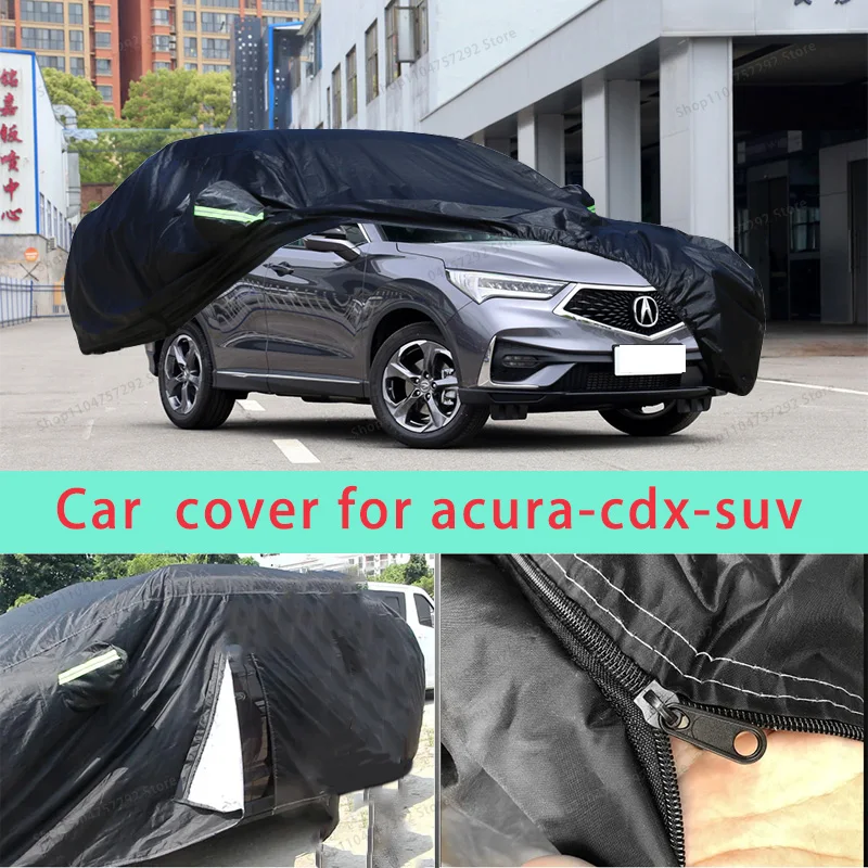 

For acura-cdx-suv Cover Rain Frost Snow Dust Waterproof Protection Exterior Car Protector Covers Anti UV Outdoor Sun Reflective