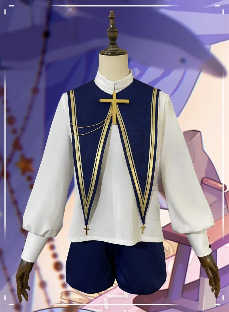 Nu: Carnival Yakumo Olivine Edmond Childhood Game Suit Cosplay Costume Handsome Uniform Party Outfit Daily Clothing