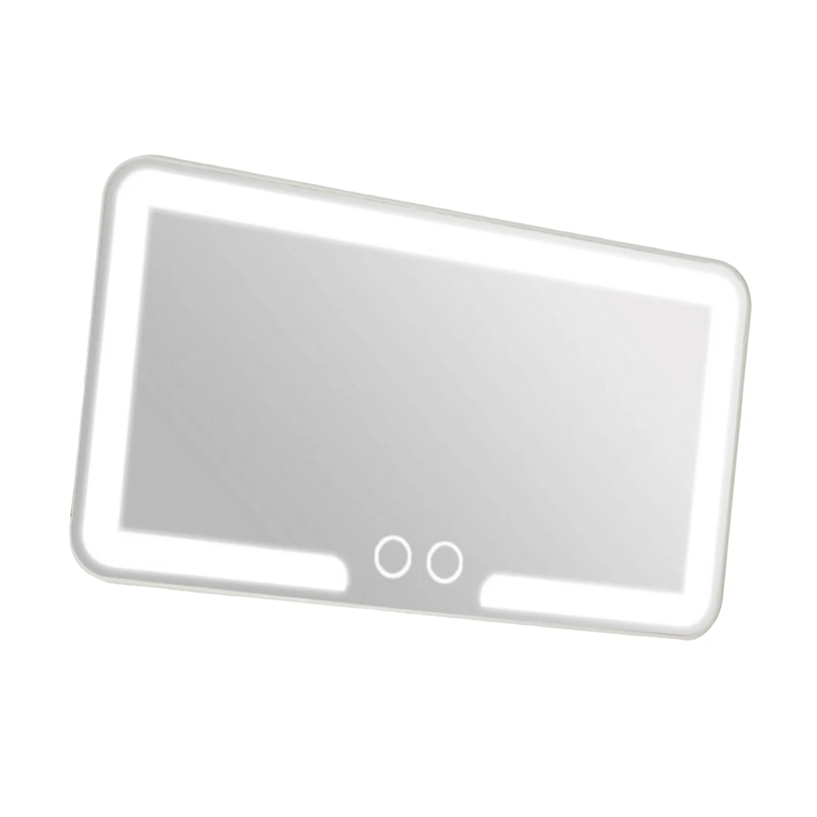 1Pc Car Sun Visor Vanity Mirror Type-C Rechargeable Makeup Mirror With 3 Light Modes 2500-5600K Vanity Mirror For Women Girls