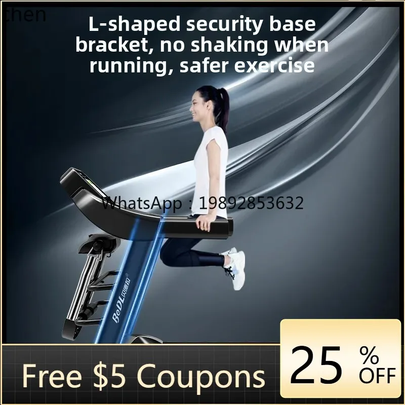 

intelligent treadmill fully automatic dormitory small folding ultra-quiet indoor gym