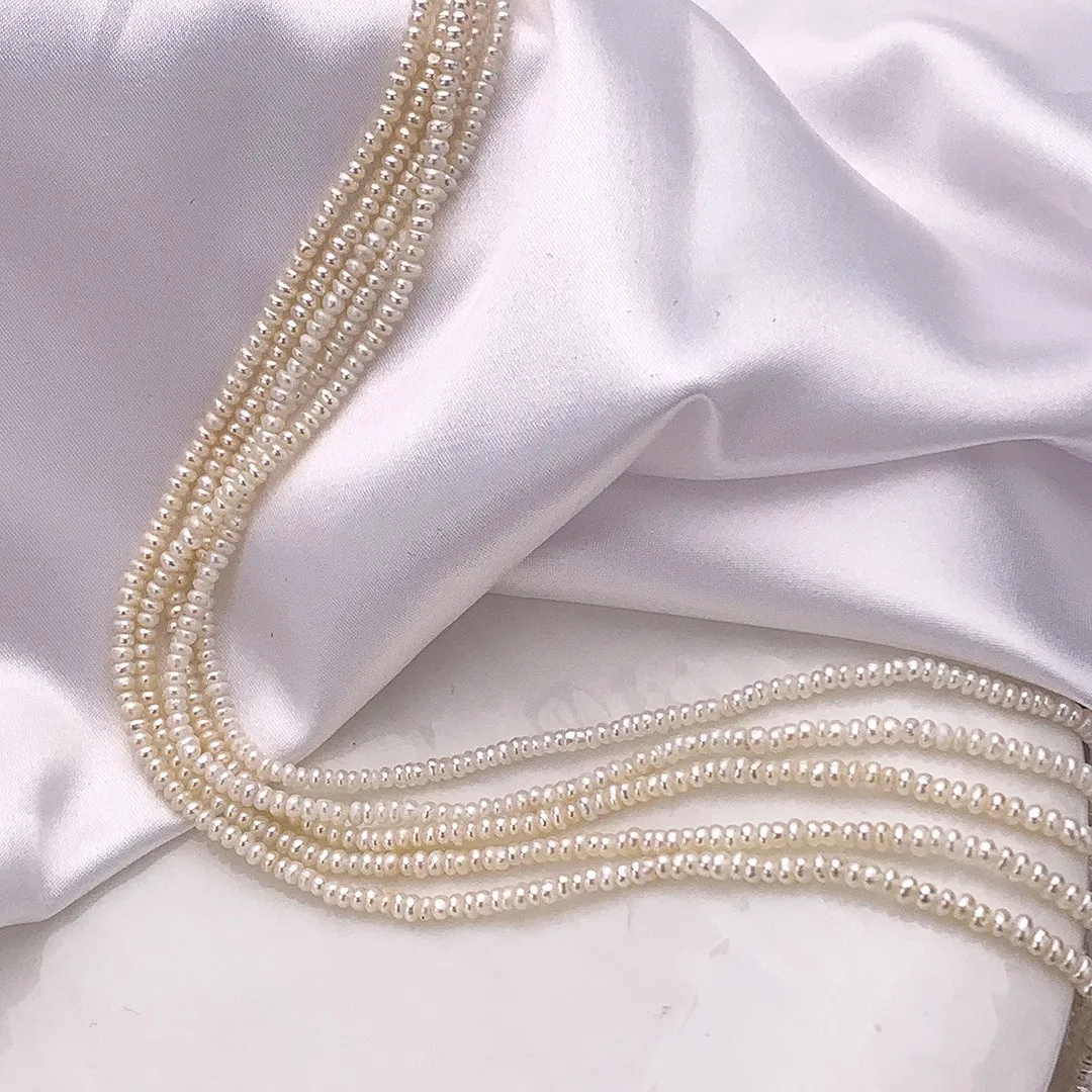 

Высококачественные натуральные пресноводные жемчужины 2-3 мм, миниатюрные плоские бусины для изготовления ювелирных изделий, ожерелий, браслетов, рукоделия и аксессуаров.