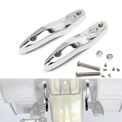Chrome Motorcycle Rear Turn Signal License Plate Relocation Kit Extension Bracket For Harley Softail Breakout Fat Boy 2000-2021