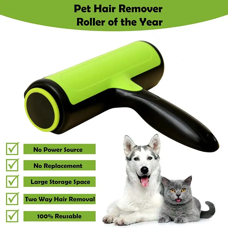 Pet Hair Remover Lint Rollers Dog Cat Fur Cleaning Brushes Multi-Purpose Sofa Carpets Clothes Hair Roller Lint Removes