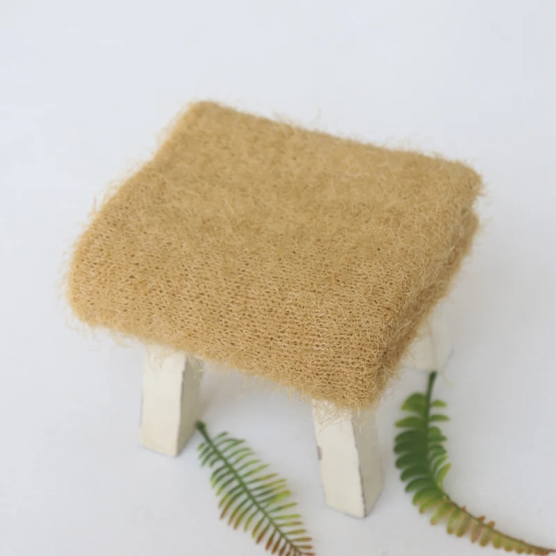 

Newborn Knitted Stretch Fuzzy Wrap Photography Props Baby Soft Swaddle Knit Wrap Baby Jersey Wrap Newborn Photoshoot Prop
