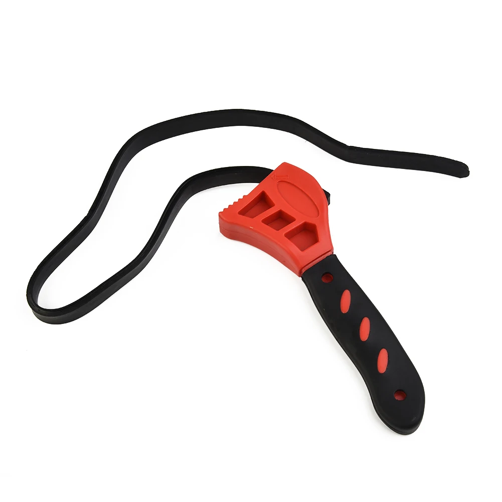 Brand New Exquisite Hand Tools High Quality Bottle Opener Wrench Tool Repair Tools Red+Black 1Pcs Rubber Strap