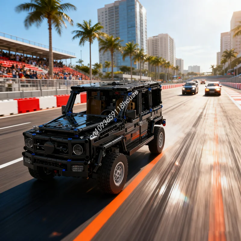 

1629pcs MOC Mercedesesed Benz Technical Model Building Blocks Toy Architecture Assemble DIY Creative Christmas Gift Brick Kids