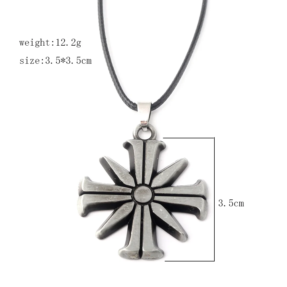 سلسلة مفاتيح Far Cry Farcy Eden's Gate Pendant Key Chain للنساء والرجال هدية مجوهرات كيرينغ