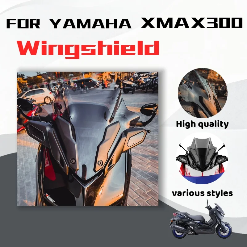 

For Yamaha XMAX300 (23-24) modified motorcycle windshield accessories, front windshield, racing windshield, fairing.