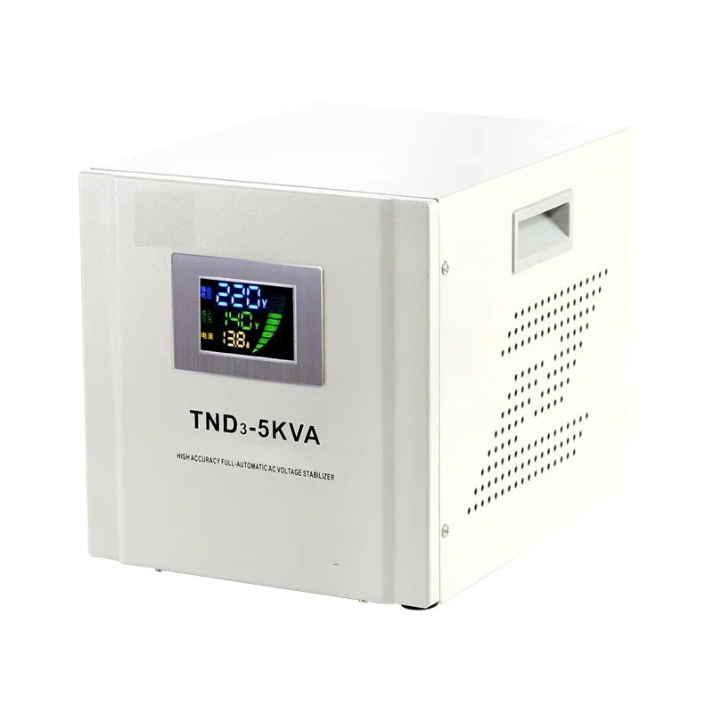 Domestic Use 5KVA TND Single Phase AC 140V to 260V Automatic Servo Voltage Regulator Stabilizer