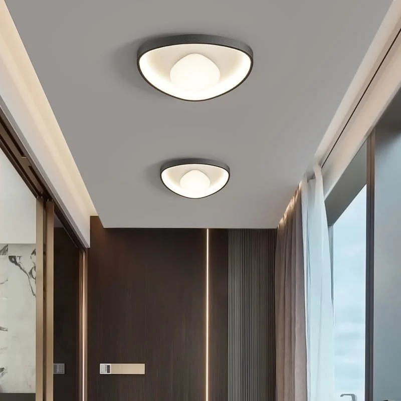 Plafonnier LED au Design Moderne et Minimaliste, Éclairage d'NikSimple, Luminaire Décoratif de Plafond, Idéal pour une Villa, une Cuisine, un Couloir, un Salon, une Salle à Manger ou une Chambre à Coucher