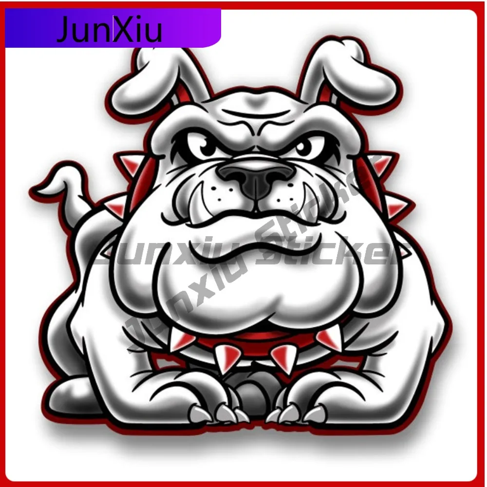 

Cartoon Bulldog Standing Sticker Die Cut Waterproof Decal Accessories Decor Stickers For Laptops Bumper Cars Trucks Windows Suv